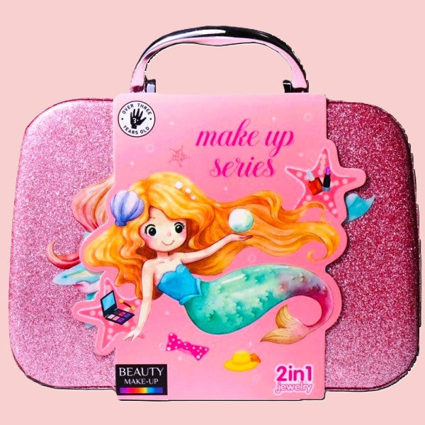 Mermaid Cosmetic Washable Makeup Kit - Toymallpk