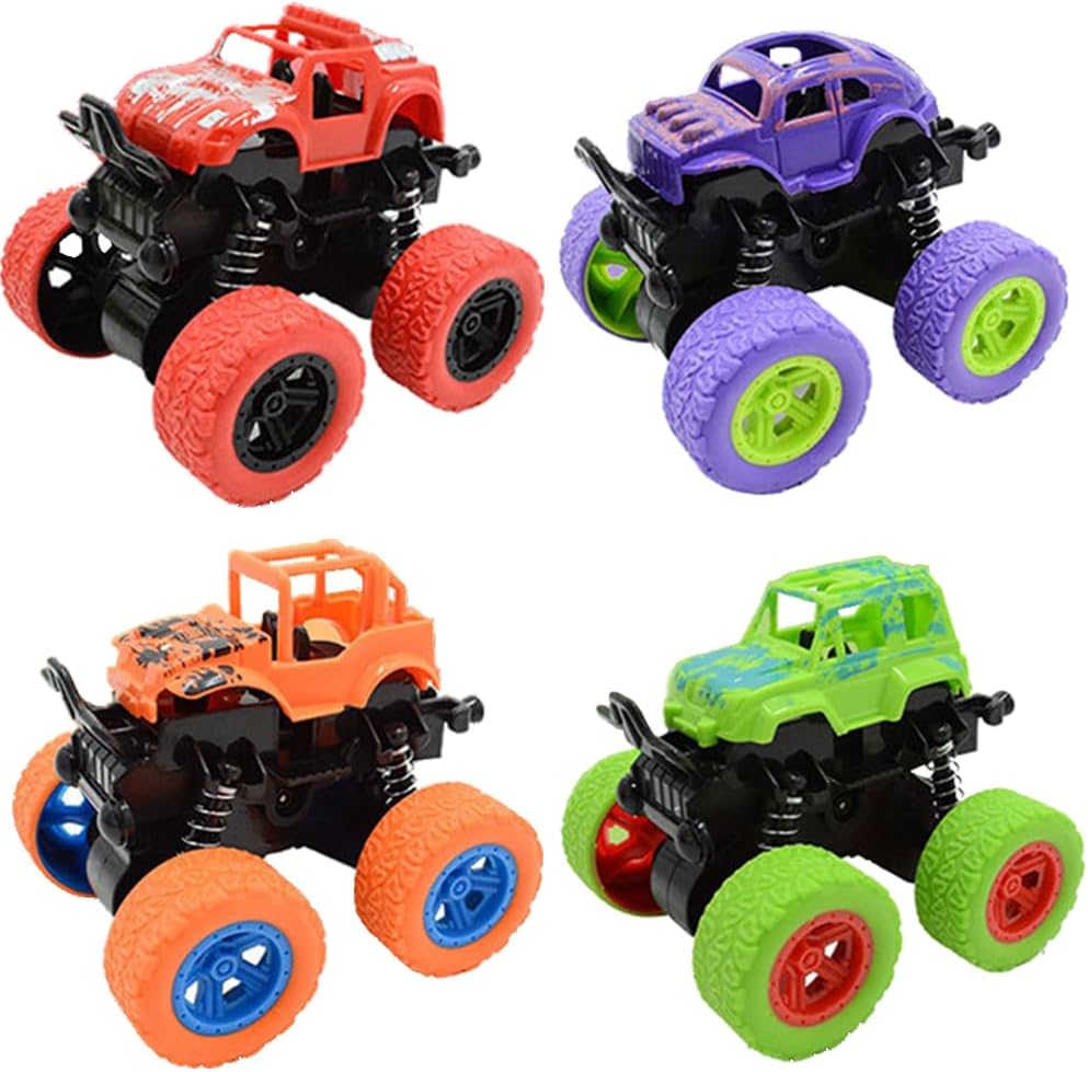 Friction Power Car Toys for 3+ Year Kids AUTO MONSTER TRUCK FOR KIDS