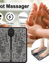Foot Massager Mat Portable Folding Feet Massage Pad Machine Electronic USB Rechargeable