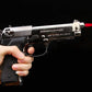 Metal 9 Mm Pistol Gun Shaped Cigarette Lighter( Black)