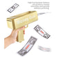 Gold Money Gun Cash Make Cashes Money Rain Gun Toy Shot Spray Real Golden Money Gun for Party