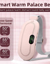 Period Pain Relief Device with 3 Heat Levels and 4 Vibration Massage