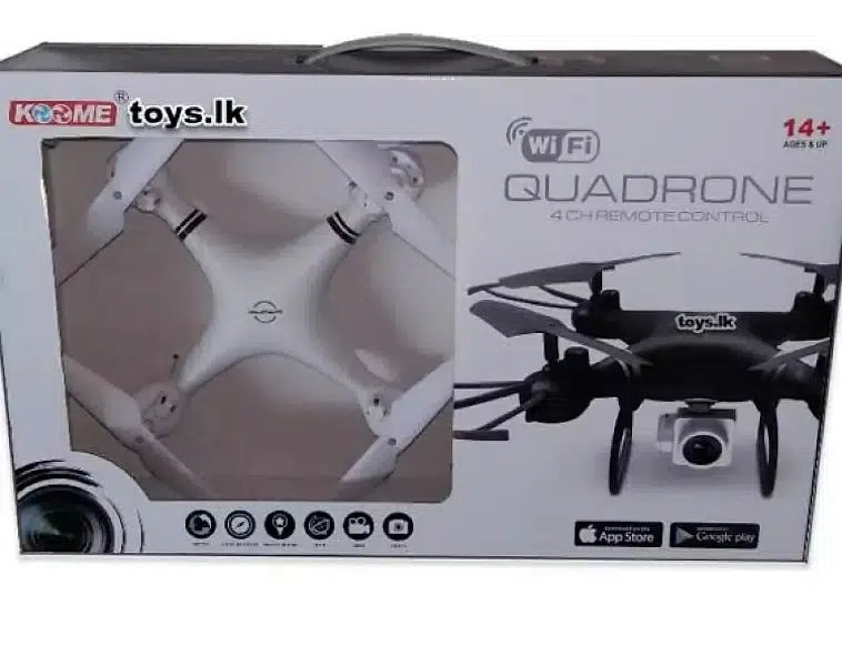 DRONE KOOME Quadrone K3C Headless RC Quadcopter Full HD Camera WiFi