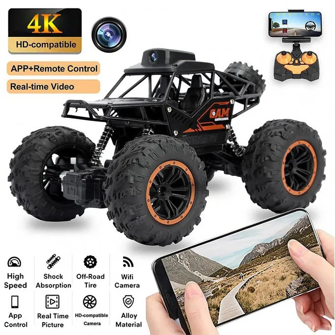 Remote Control Car With Camera WiFi 720P HD FPV Camera, 2.4Ghz 1:18 Sc ...
