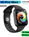 "I8 Pro Max Smartwatch: Series 7 | iOS/Android | Fitness | Bluetooth | Full Screen"