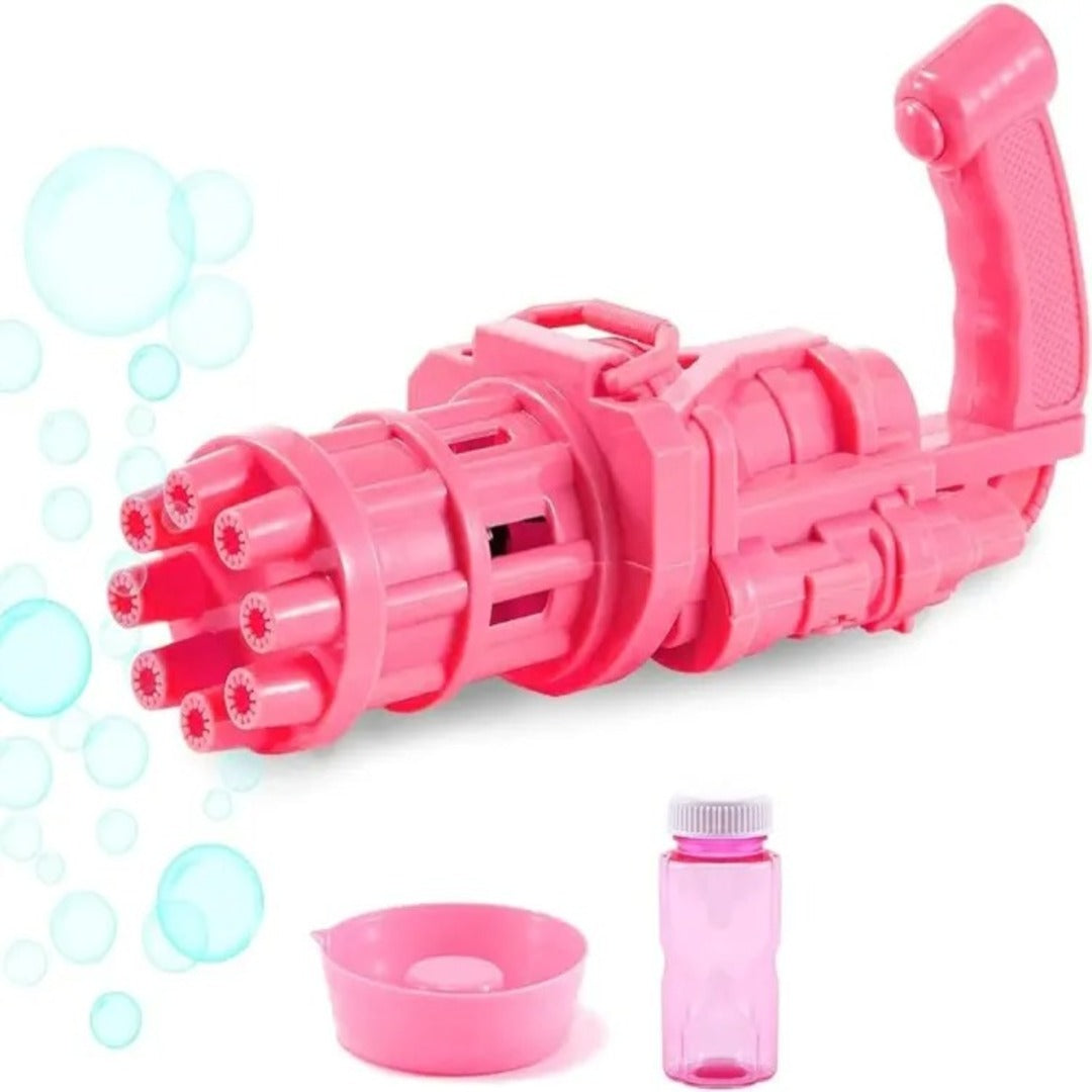 8 Hole massive Bubble Gun Gattling Toy Automatic Electric Bubble Maker Machine glue Gun (Copy)