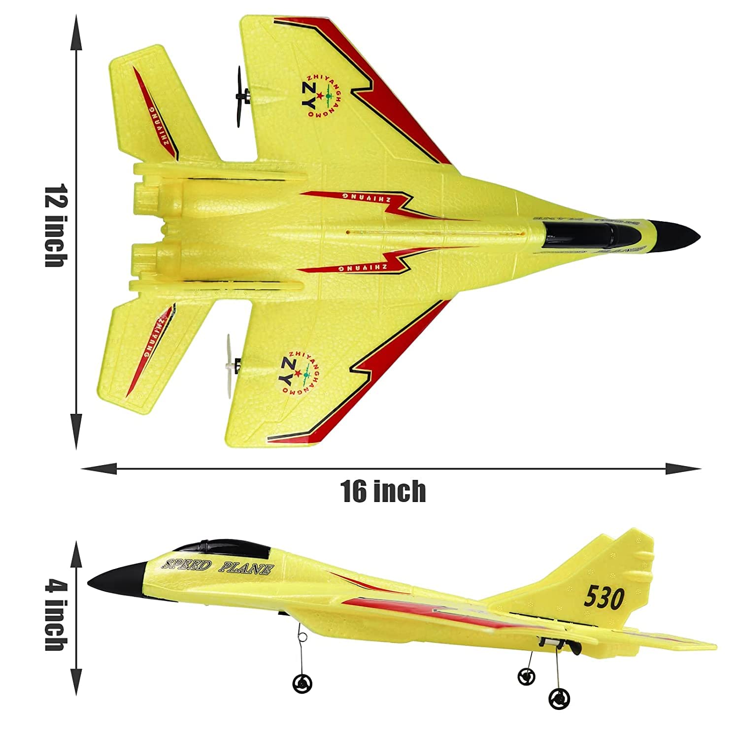 SU35 Pro Remote Control Foam Plane - Toymallpk