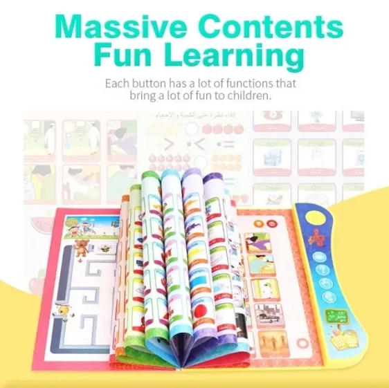 Arabic & English Kids Interactive Y-Book With Pen - Toymallpk