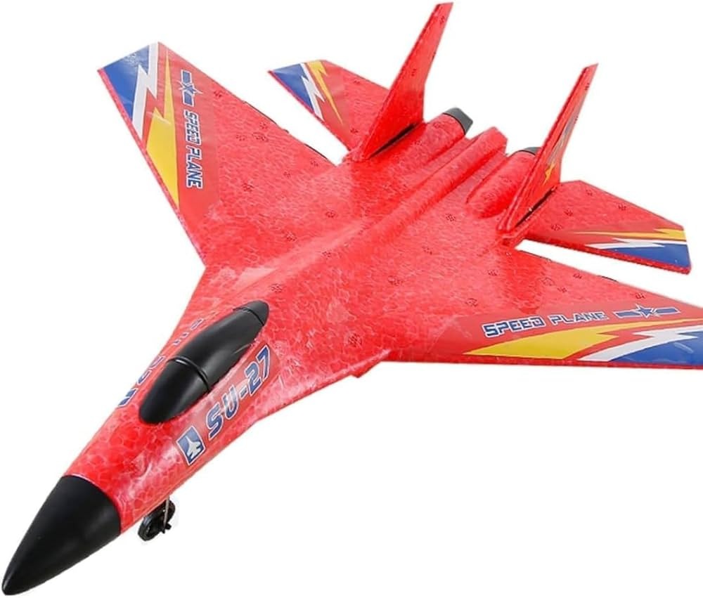 ✈️ New SU-35 RC Remote Control Airplane 🚀 2.4G Fighter Hobby Plane ✨ Glider EPP Foam RC Toy for Kids 🎁 - Toymallpk