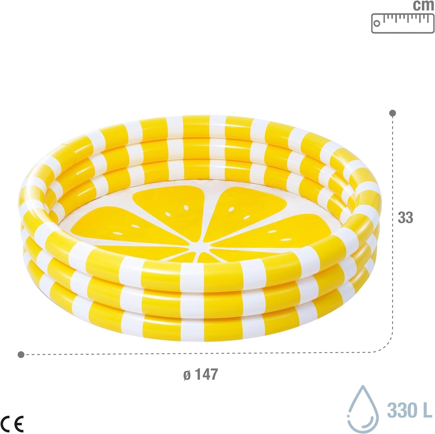 Intex Lemon Fruit Kids Swimming Pool 58"X12" - Toymallpk