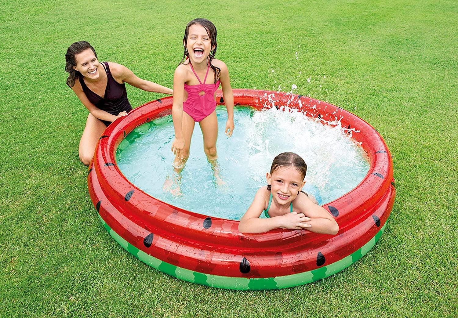 INTEX Watermelon Pool Round for Ages 2 and Up ( 66" x 15" ) - Toymallpk