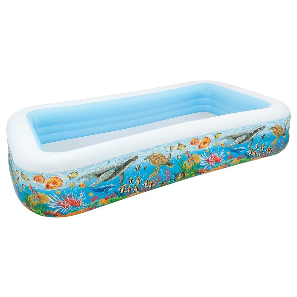 INTEX Swim Center Tropical Reef Family pool (120" L x 72" W 22" H) - Toymallpk