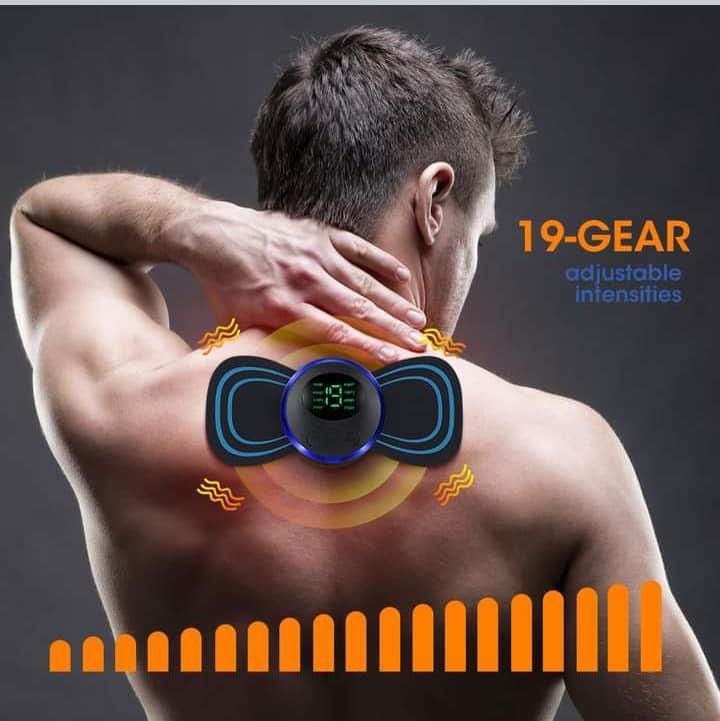 Massager Neck EMS butterfly Portable - Toymallpk