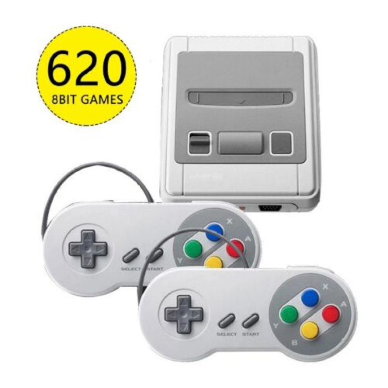 VIDEO TV GAME 620 Games In 1 Mini SNES TV Super Classic Retro SFC VideO GAME - Toymallpk