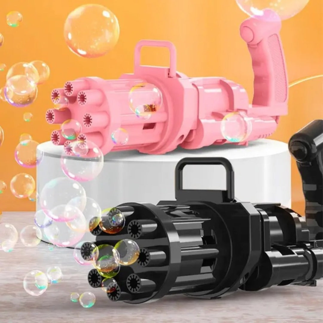 8 Hole massive Bubble Gun Gattling Toy Automatic Electric Bubble Maker Machine glue Gun (Copy)