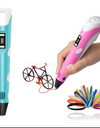 3D Printing Pen Professional | Strong Body | LCD Display | Supports PLA/ABS Filament (Yellow)