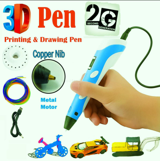 3D Pen V2 with PLA Filament 12V