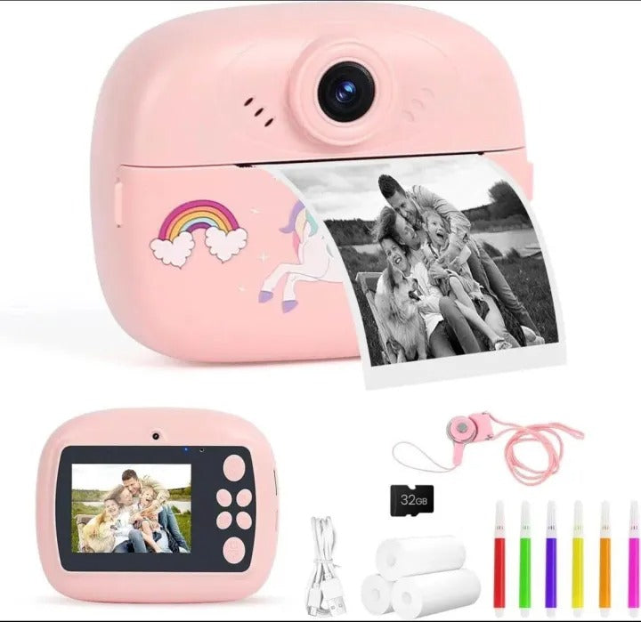 DIGITAL THERMAL PRINT CAMERA 1080P   REAR HD D8S CHILDRENS TIME FRONT/BACK