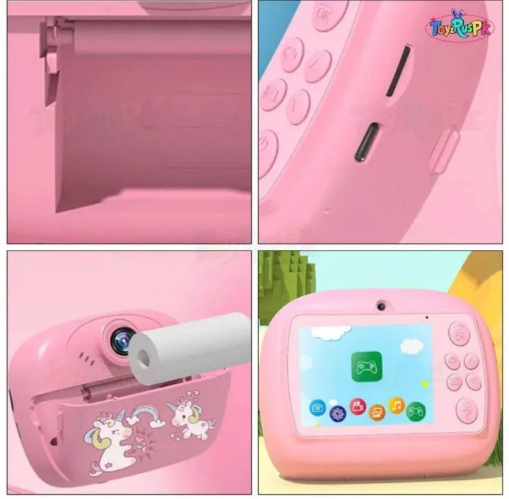 DIGITAL THERMAL PRINT CAMERA 1080P   REAR HD D8S CHILDRENS TIME FRONT/BACK