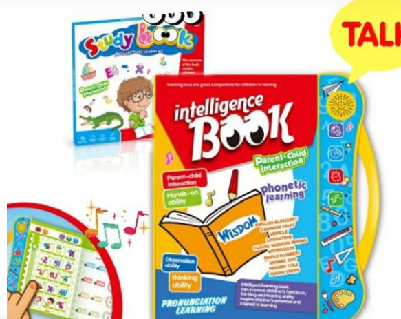 Intelligence study book with sounds for kids - Toymallpk