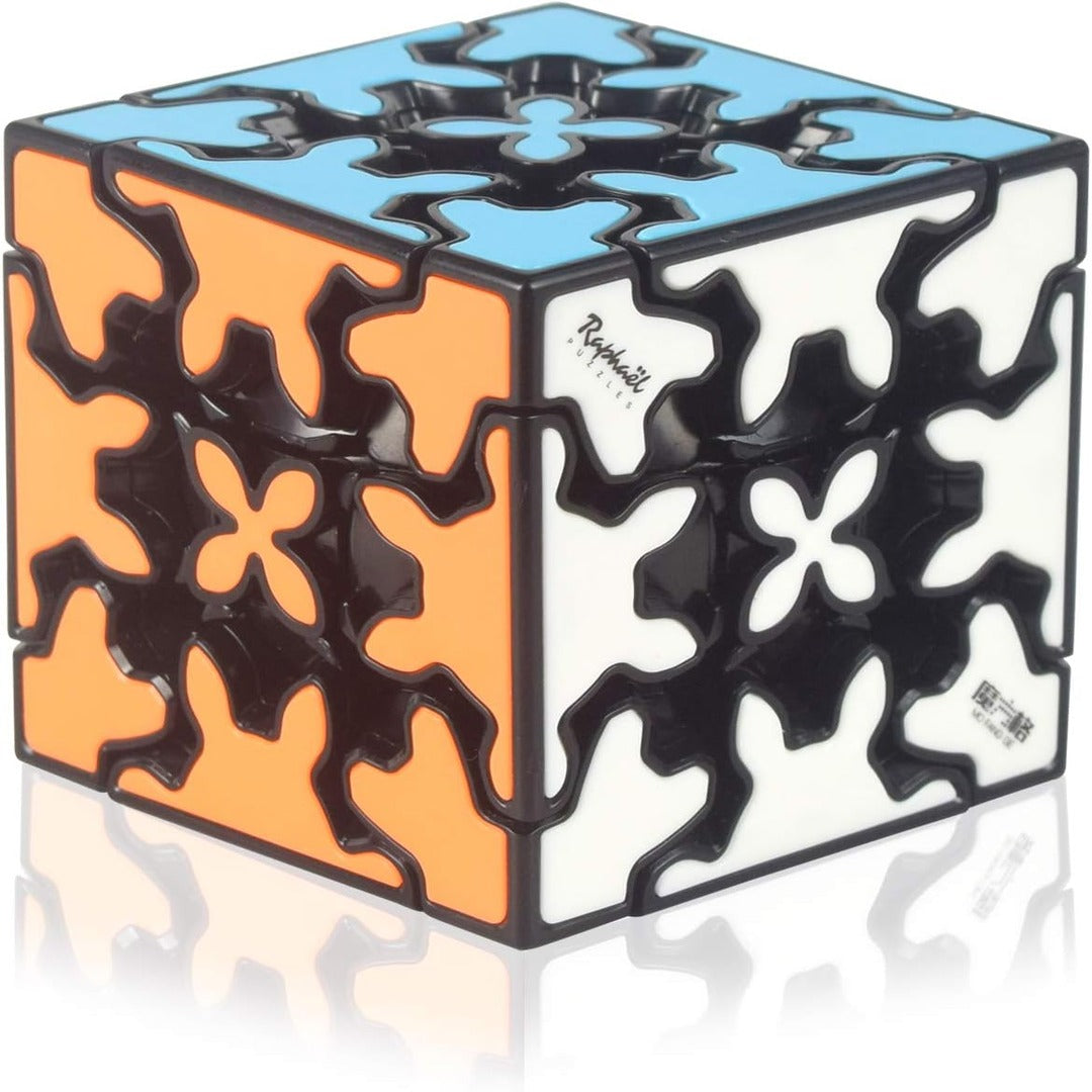 Gear Cube 3x3 with Three-Dimensional Gear Structure, Embedded Tile Design Magic Cube 3x3x3 Puzzles Toys (57mm), Suitable for Brain Development Puzzle Games for Children and Adults