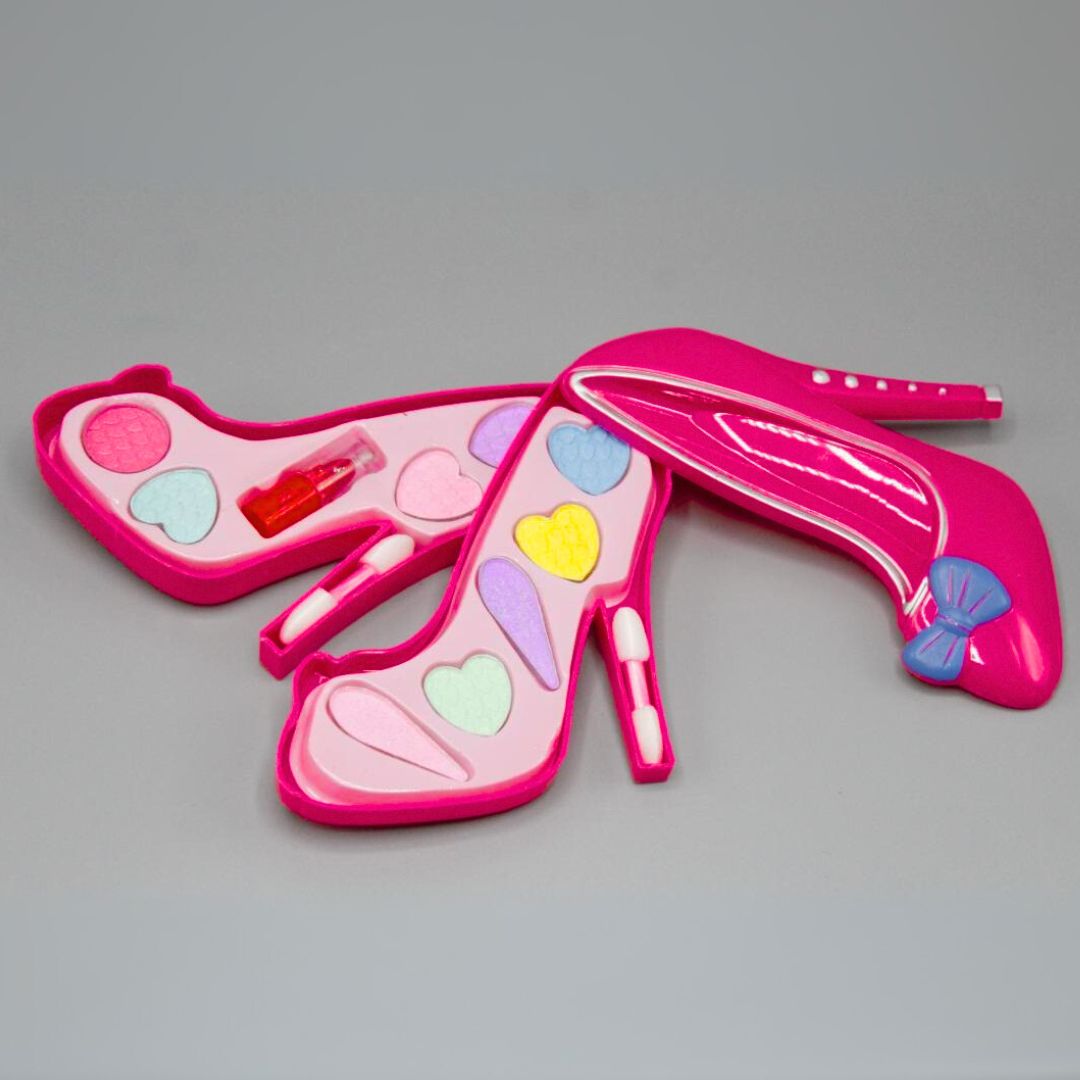 👠 High Heel Fashion Makeup Set – Cute Glam Kit for Little Divas! 💖