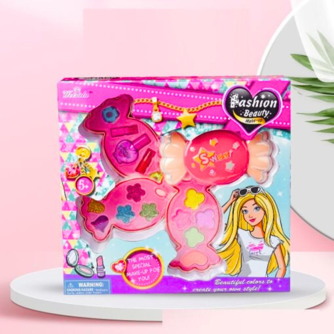 🍬 Candy Style Fashion Beauty Makeup Kit – Little Glam Queens Ke Liye Perfect! 💄✨