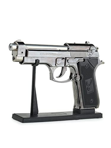 Metal 9 Mm Pistol Gun Shaped Cigarette Lighter