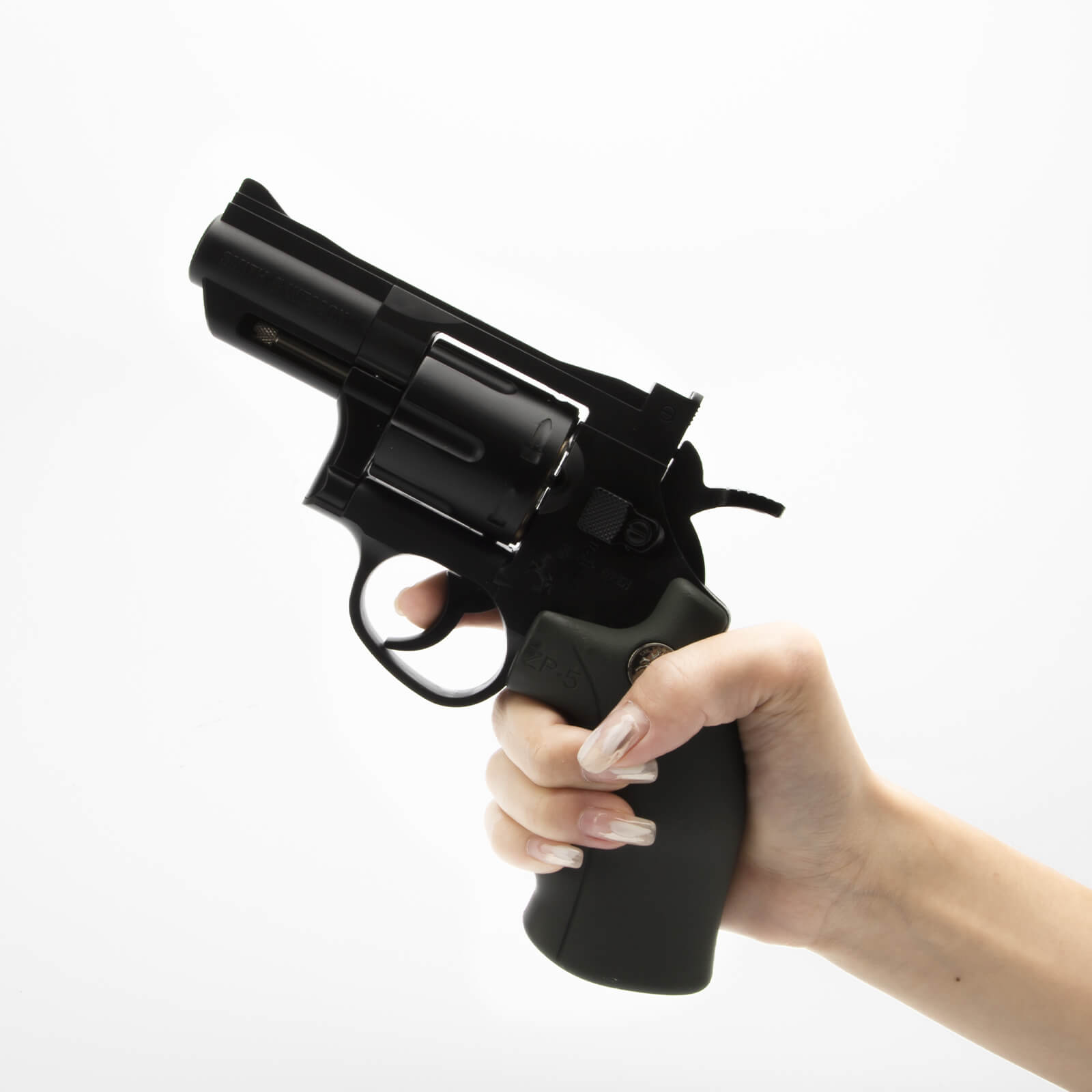 ZP5 Revolver Soft Bullet Toy GUN METAL BODY AND SHELL EJECT WITH GEL BLASTER 2 IN 1