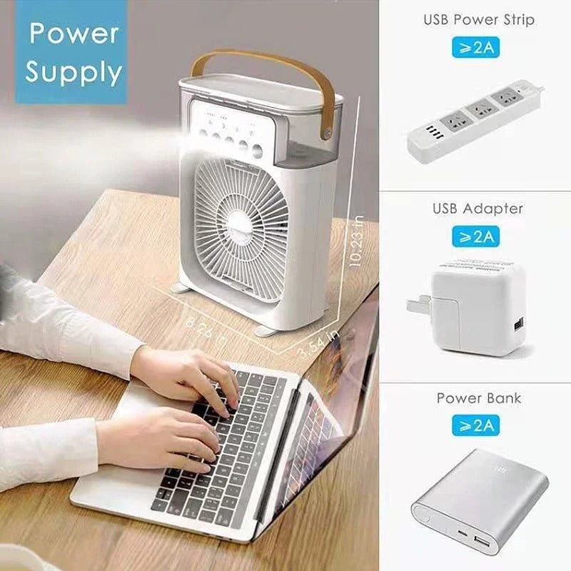 Portable Air Conditioner Fan Mini Air Cooler USB Air Cooler