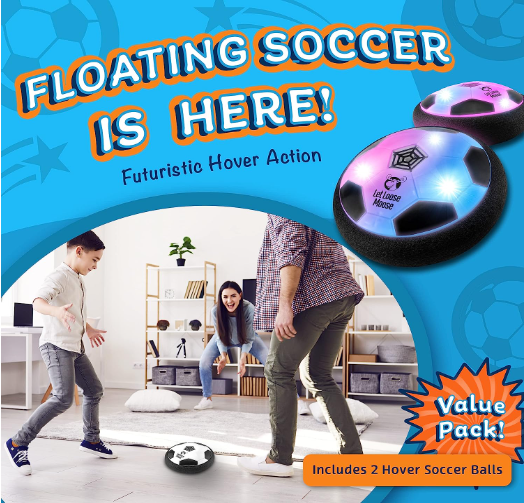 HOVER BALL WITH ENJOY TWO KIDS SOCCER GAME