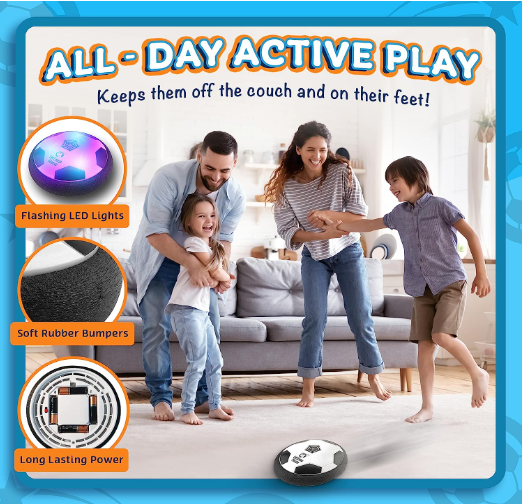 HOVER BALL WITH ENJOY TWO KIDS SOCCER GAME