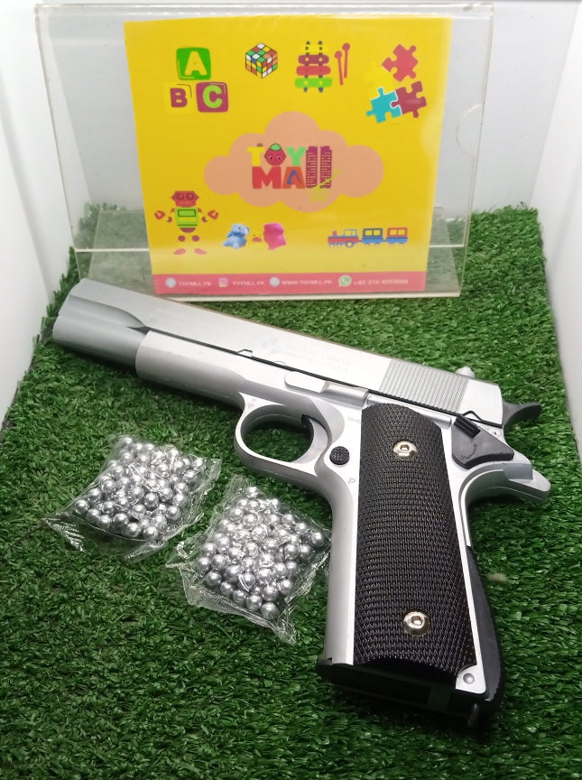 🔫 Silver Hawk BB Bullet Toy Gun - Durable & Realistic Adventure Toy💣