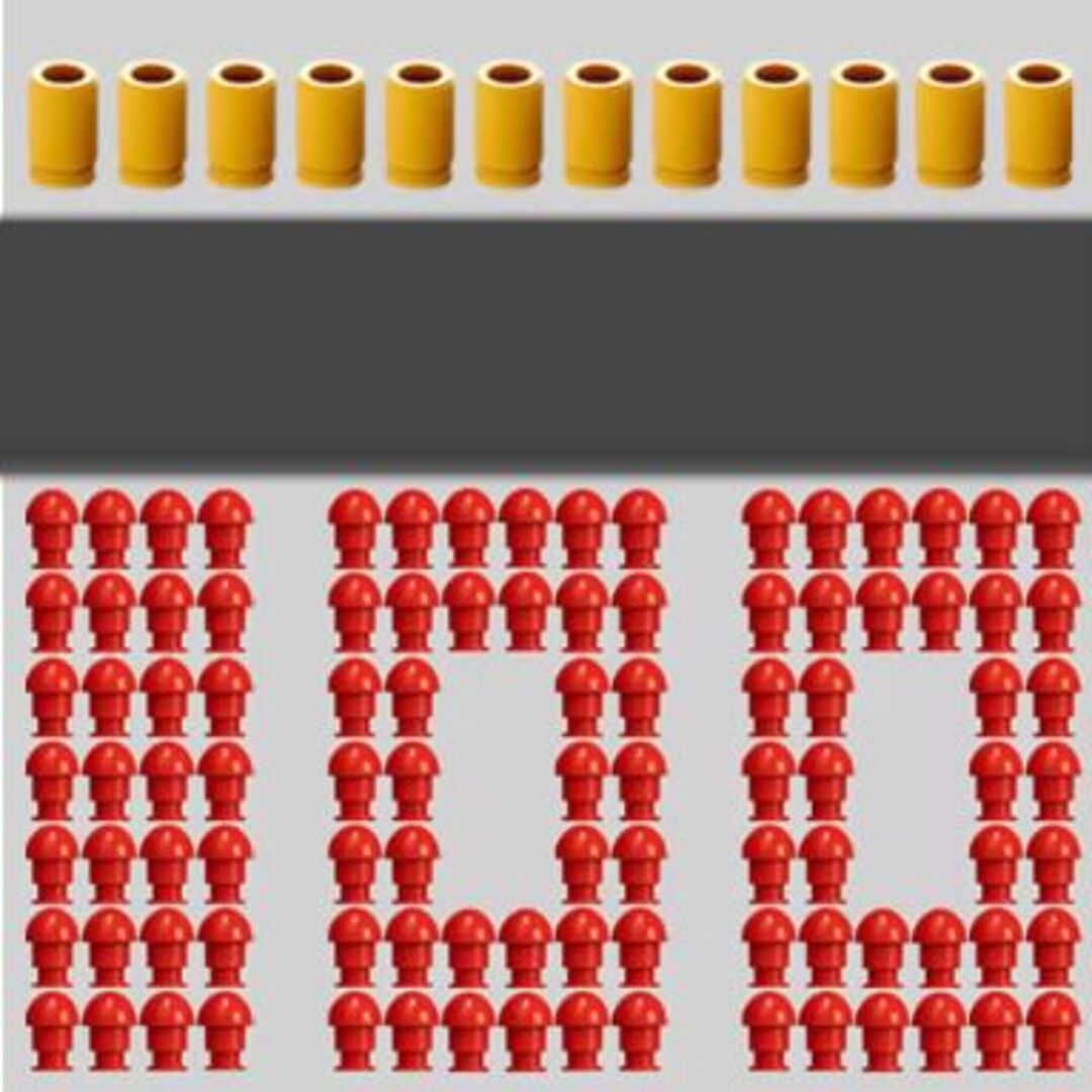 AUTO GUN BULLET SHELL EJECT WITH 10 DART AND 6 SHELL ONLY BULLET