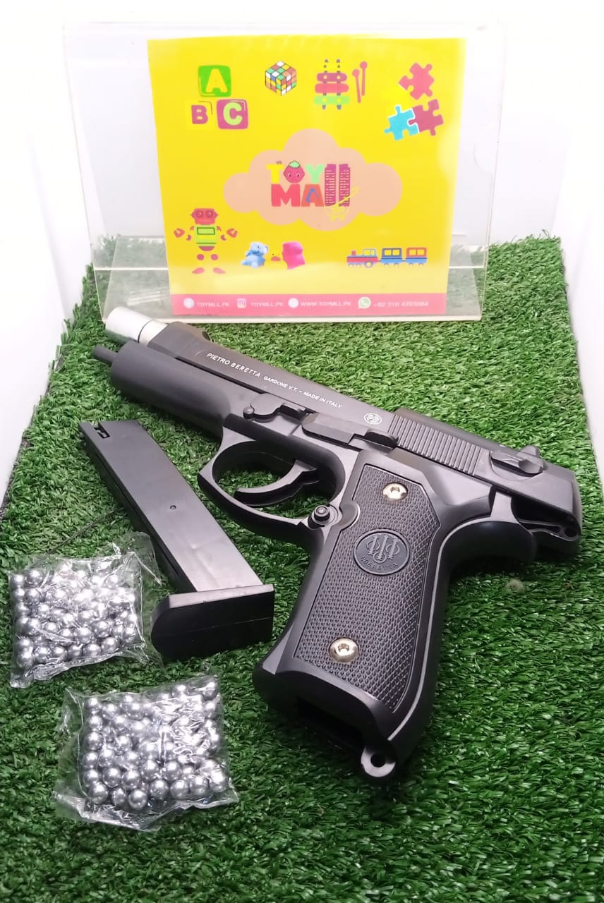 HEAVY WEIGHT BERETTA GUN BB BULLET METAL WITH PLASTIC BODY for Kids