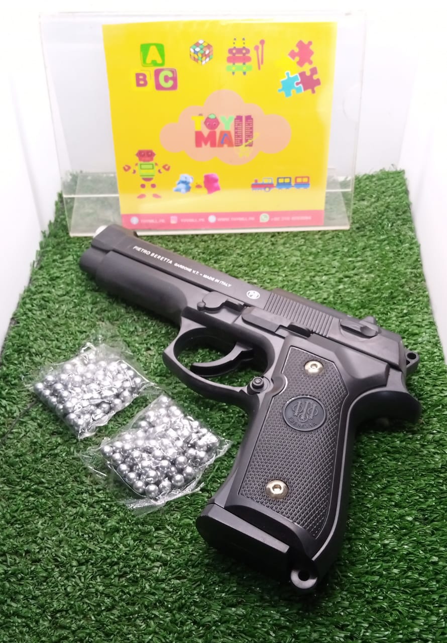 HEAVY WEIGHT BERETTA GUN BB BULLET METAL WITH PLASTIC BODY for Kids