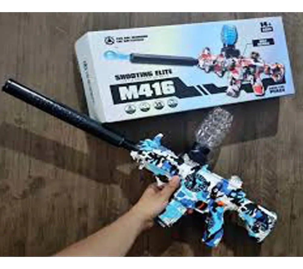 M16A1 Gel Blaster Shooting Elite Gun : 7-8MM Water Gel Balls Automatic And Manual 2in1
