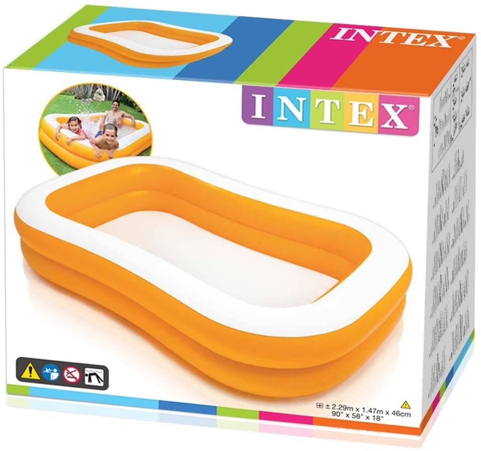 INTEX Mandarin Swim Center Family 90" x 60" x 19" - Toymallpk