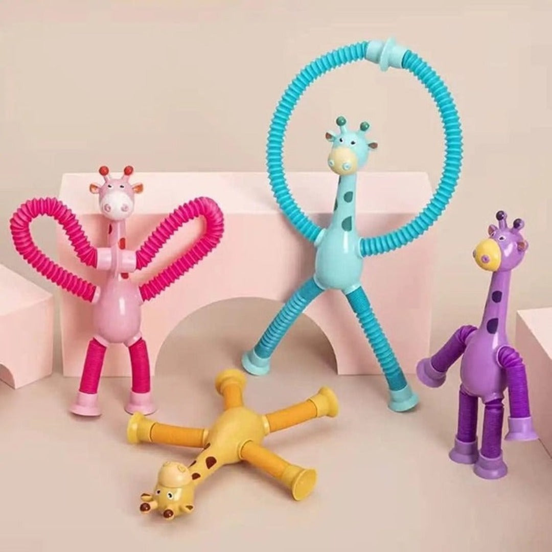 🦒 Flexible Spring Giraffe Toy – Twist, Stretch & Play! 🎉