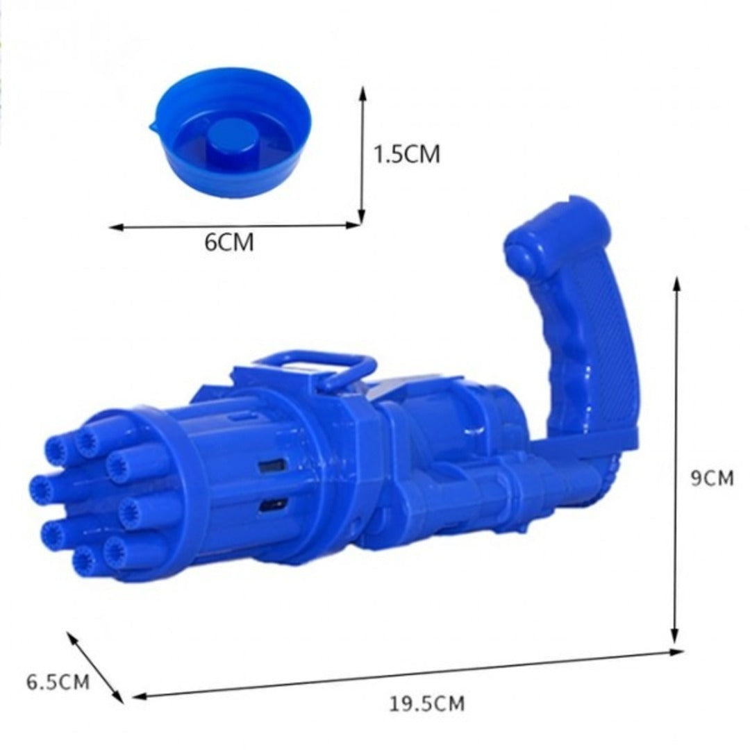 8 Hole massive Bubble Gun Gattling Toy Automatic Electric Bubble Maker Machine glue Gun (Copy)