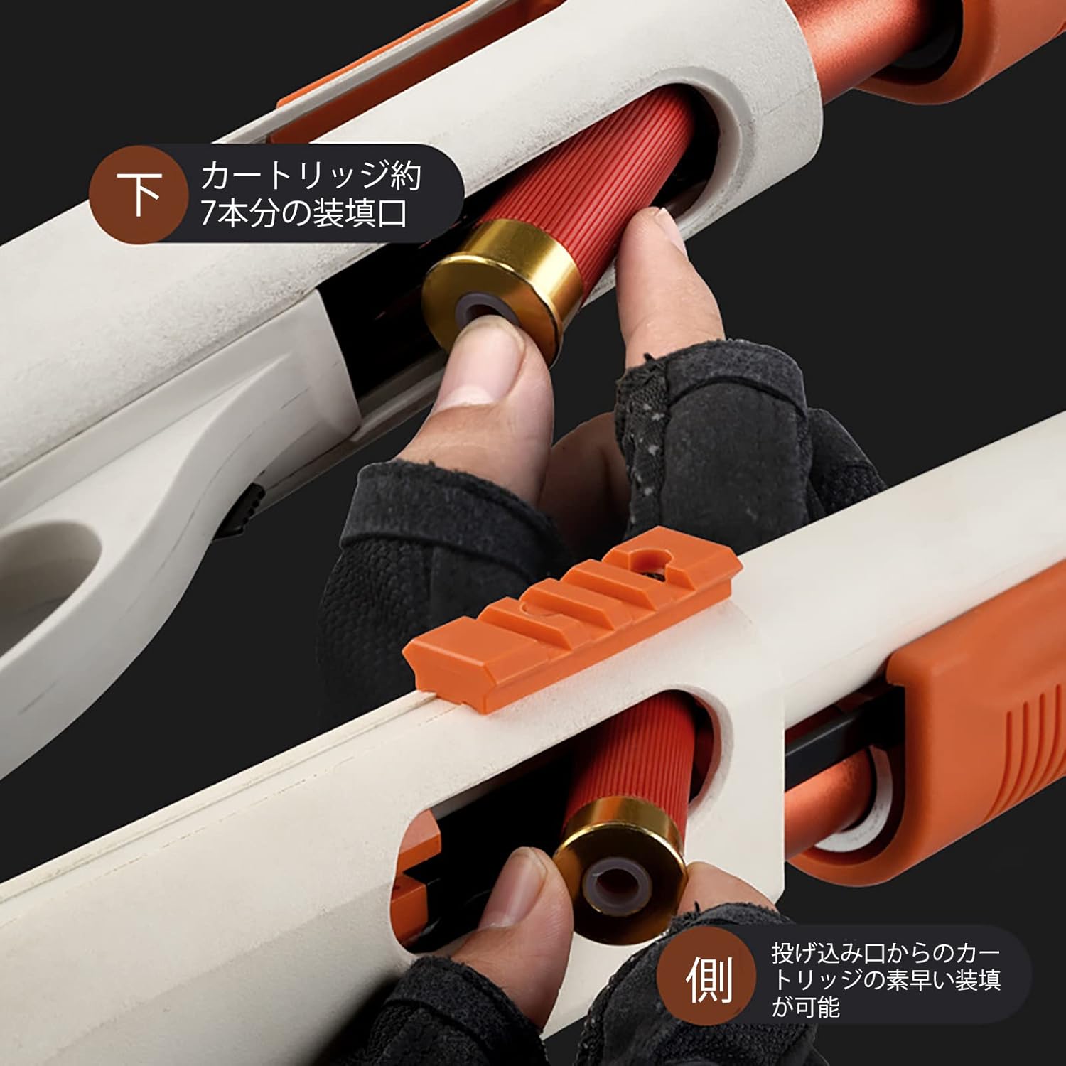 SHELL EJECT SOFT DART Shotgun Style Toy Gun Blowback Shells Reproduction  Genuine Manual  Outdoor Kids Toy