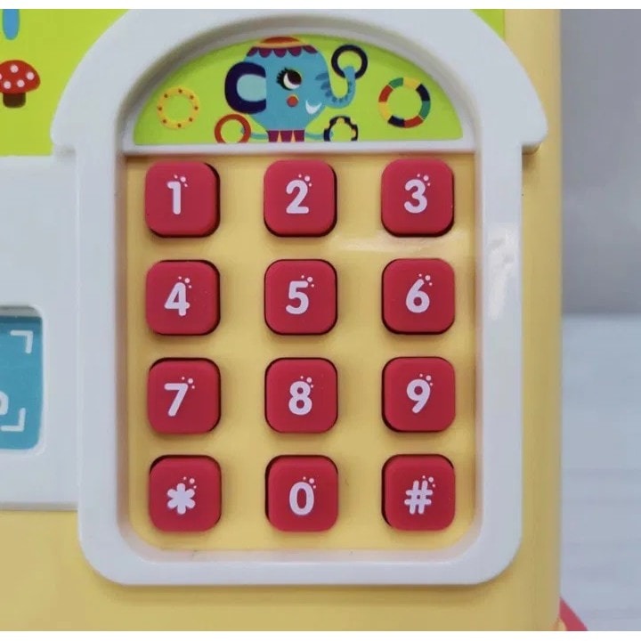 🦁 Electronic Money Suitcase Safe ATM – Kids Digital Piggy Bank with Password & Key Card 💰