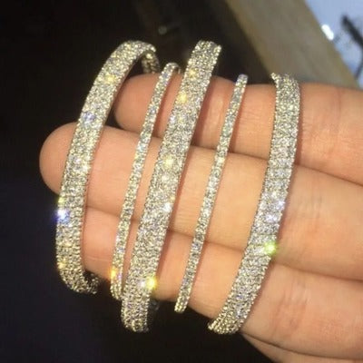 unique bangles set for ladies - shining rinestone set with high quality kangan pack of 6 piece bangles set