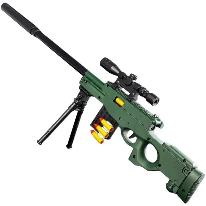 Sniper Rifle Toy Gun Sniper Gun Manual Toy Gun EVA Soft Bullet Sniper Gun Wind Toy Gun Sniper Life Weapon