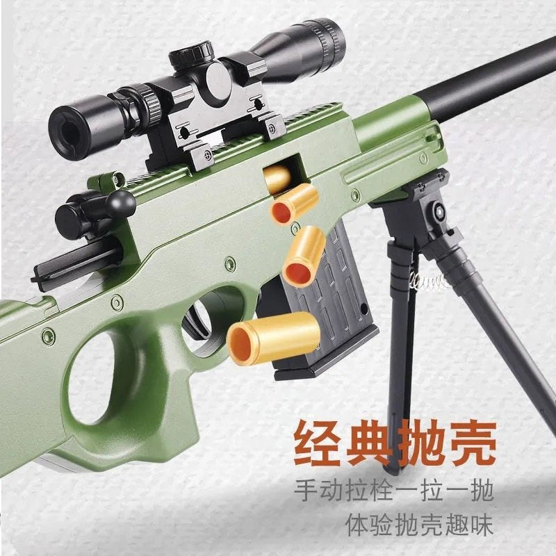 Sniper Rifle Toy Gun Sniper Gun Manual Toy Gun EVA Soft Bullet Sniper Gun Wind Toy Gun Sniper Life Weapon
