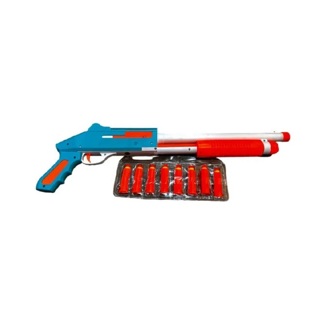 SHELL EJECT SOFT DART Shotgun Style Toy Gun Blowback Shells Reproduction  Genuine Manual  Outdoor Kids Toy