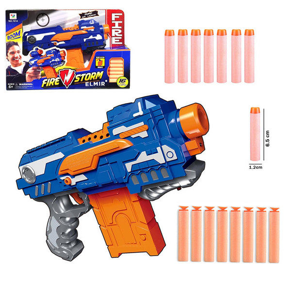 Fire Storm 16 Soft Dart Blaster Clip Gun