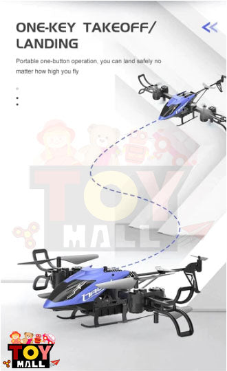 RC Helicopter  8 Channels 720p Camera Remote Control Aircraft - Toymallpk