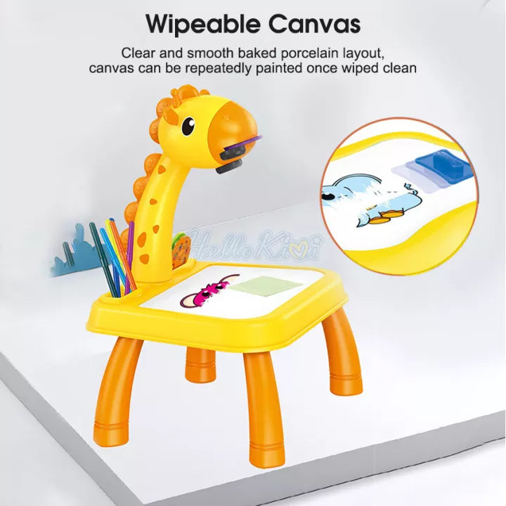 Giraffe Drawing Projector Table - Toymallpk