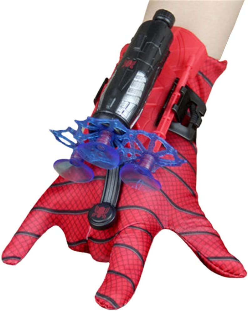 Children Love Toys Spider Silk Launcher Can Be Sprayed Spider Silk Gloves  Launcher for Spider Cosplay